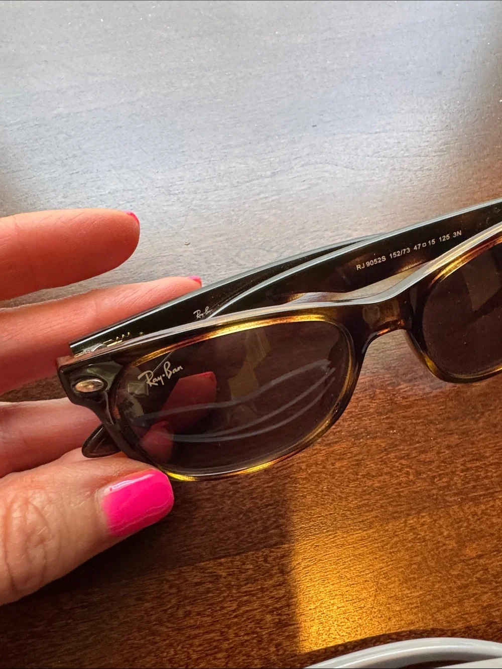 Ray-Ban Kids Classic Wayfarer Sunglasses - Tortoise & Pink